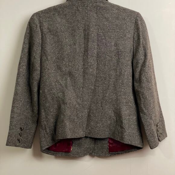 American Eagle Outfitters M/M wool blazer gray dark academia fall schoolgirl - Picture 8 of 9